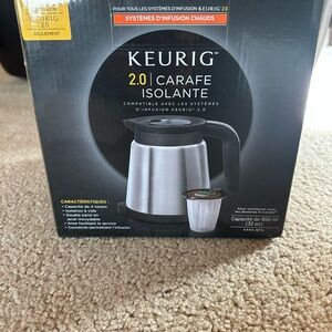 Keurig 2.0 Thermal Carafe in Silver and Black